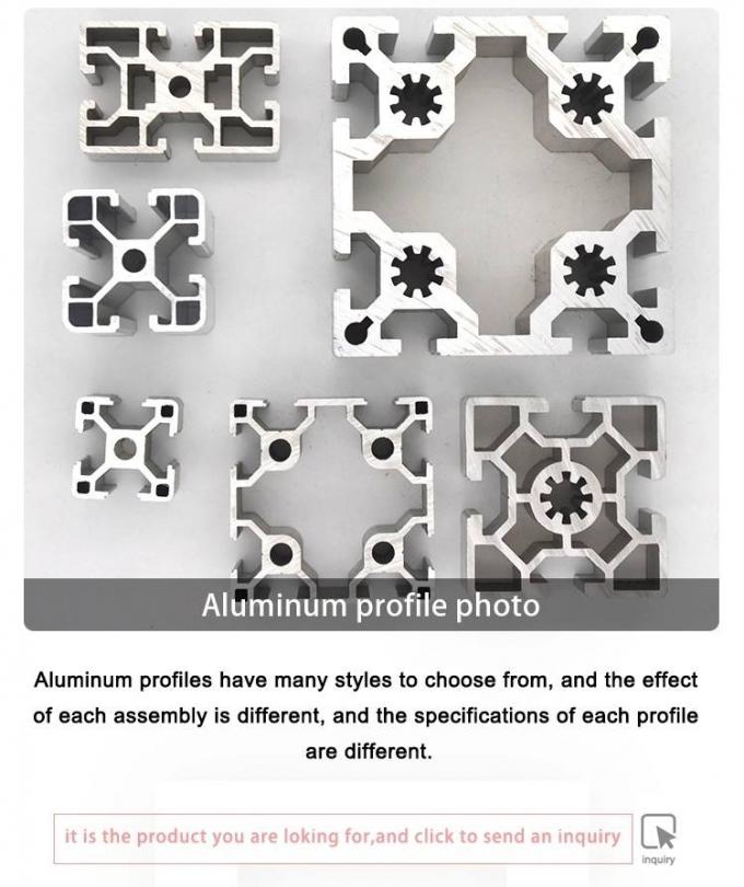 براکت آلومینیومی 20×20 نمایه زاویه شعاعی 2020 2040 اسلات V 1