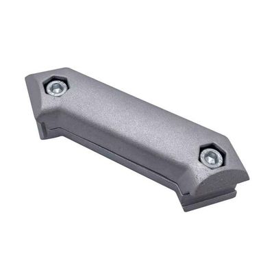 DYJ19-A09D 45° Double Side Tubing Joints Aluminum Lean Pipe Connector OD19 mm Industrial Safety Fixed Bracket