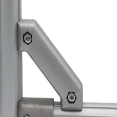 Wholesale 45° Double Side Tubing Joints Aluminum Lean Pipe Connector OD19 mm Industrial Safety Fixed Bracket