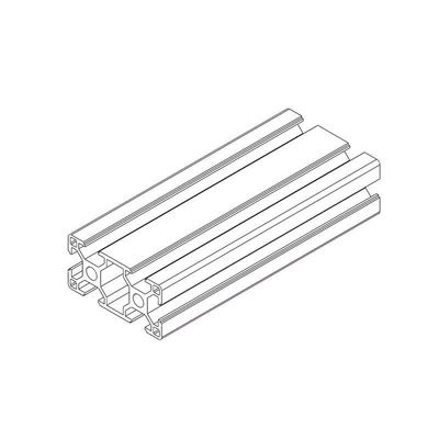 30*60 China Manufacturer silver Industrial Aluminium Profile Light Aluminium Extrusion