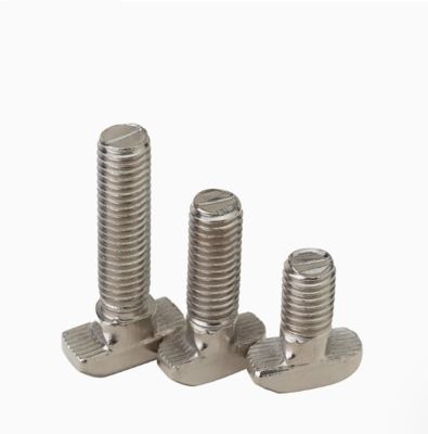 T Slot Hammer Head 304 Stainless Steel Channel T Bolts Screws for Slot 10mm Aluminum Profile