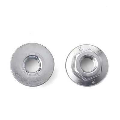 Custom Zinc Plated Carbon Steel M8 Round Hexagon Flat Flange Nut