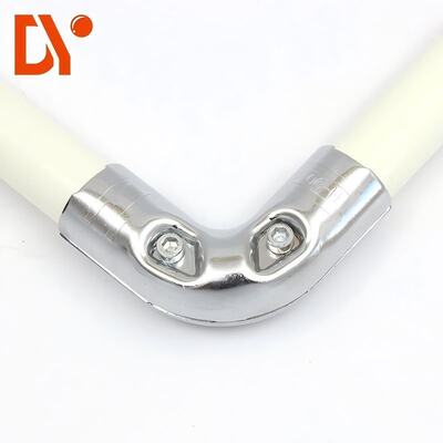 HJ-15 Chrome Plating Metal Joint Pipe Joints for Lean Pipe Racking System Pipe Connection Fittings