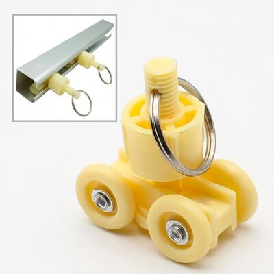 Durable Plastic Sliding Rail Wheels with Strong Hardness Impact Resistance and Wear Resistance for Lean Tube Accessories