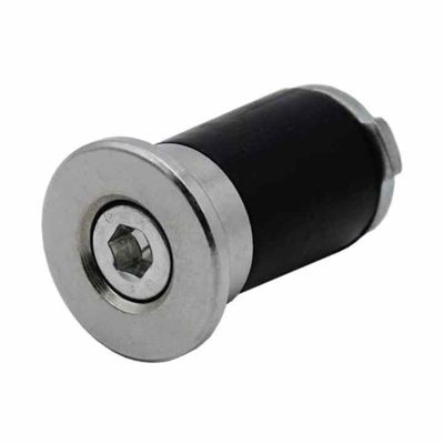 OD 28mm Lean Pipe Accessory Lean Tube End Cap آلومینیوم دور لوله فلزی