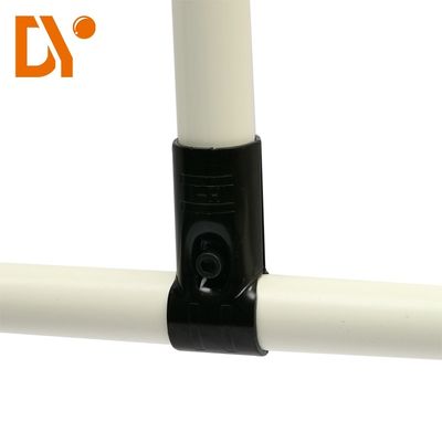 HJ-1 الکتروفرز سیاه لوله لاغری مشترک کروم پوشش لوله لاغری کانکتور لوله لاغری