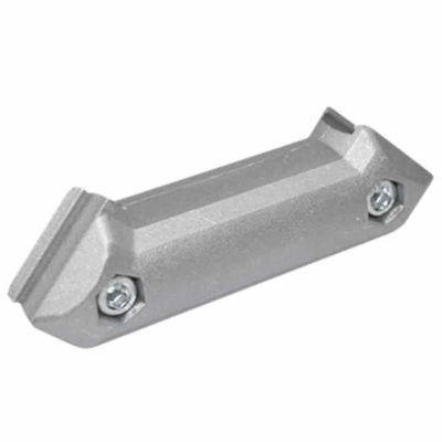DYJ19-A09D 45° Double Side Tubing Joints Aluminum Lean Pipe Connector OD19 mm Industrial Safety Fixed Bracket