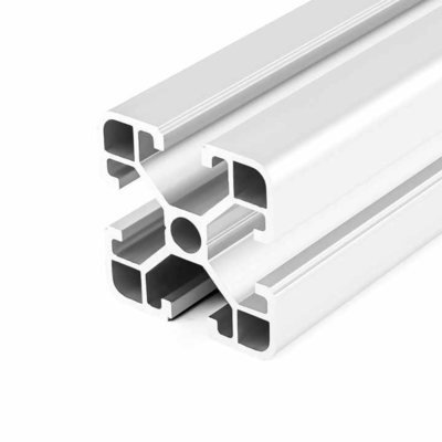 40x40 استاندارد اروپا نقره 4040 پروفایل آلیاژ آلومینیوم اکستروز