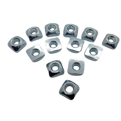 Factory Price M4 M5 M6 M8 Thread Carbon Steel Square Nut for Slot 8 3030 4040 Aluminum Profile