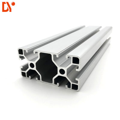6063-t5 مربع T اسلات 20 متری پروفیل آلومینیومی بزرگ